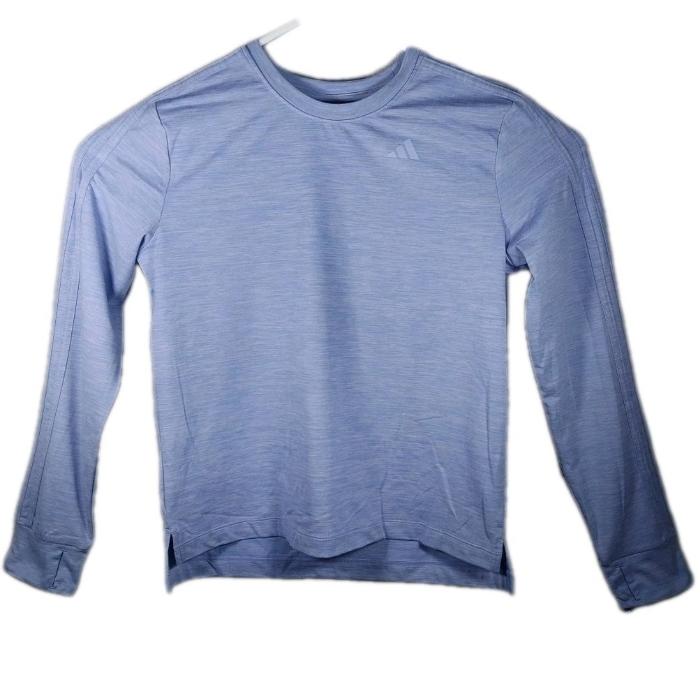 Adidas Girls Size XL (16) - Long Sleeve Mélange Training Tee